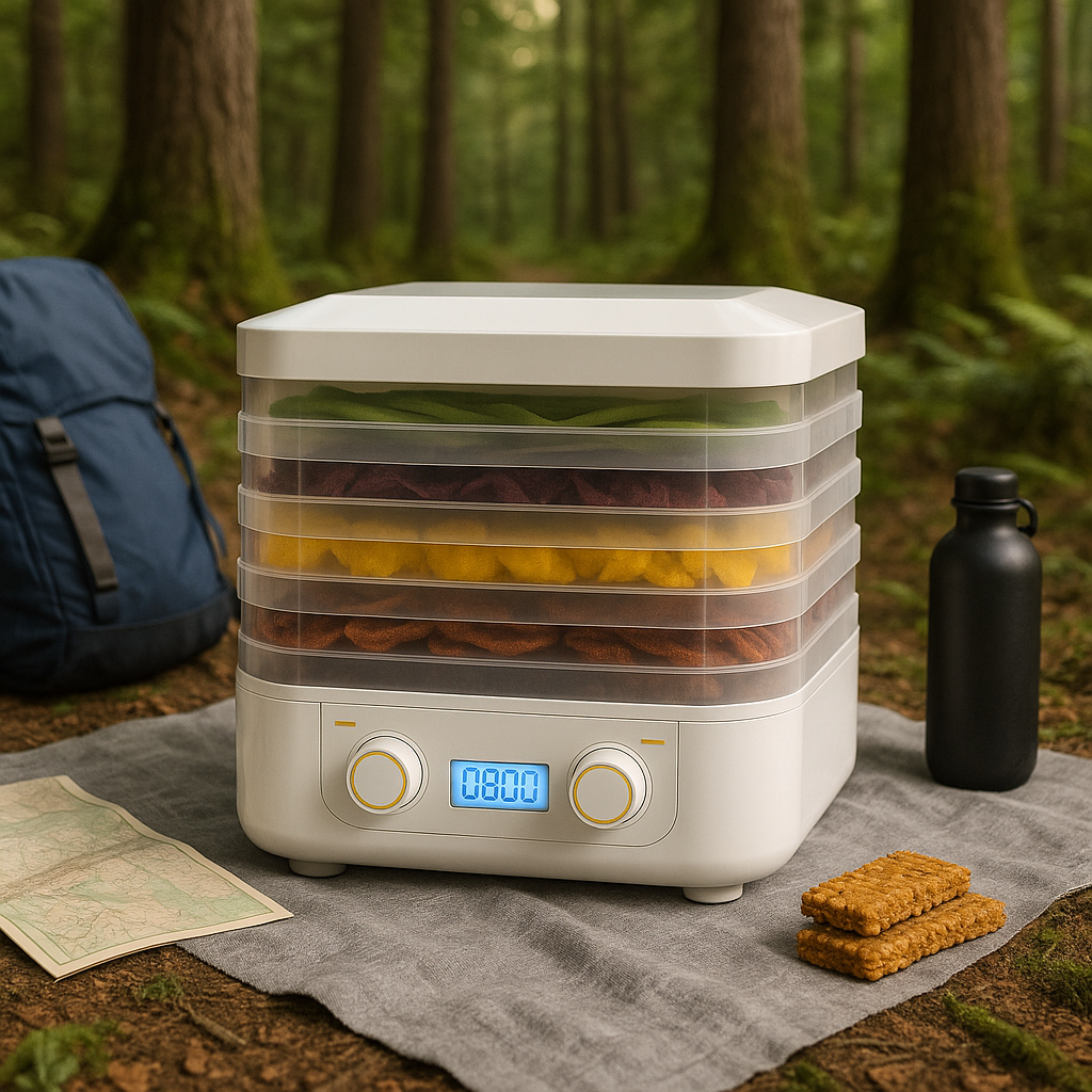 Food Dehydrator for Jerky and Fruit – 5-Tray With Temperature Control