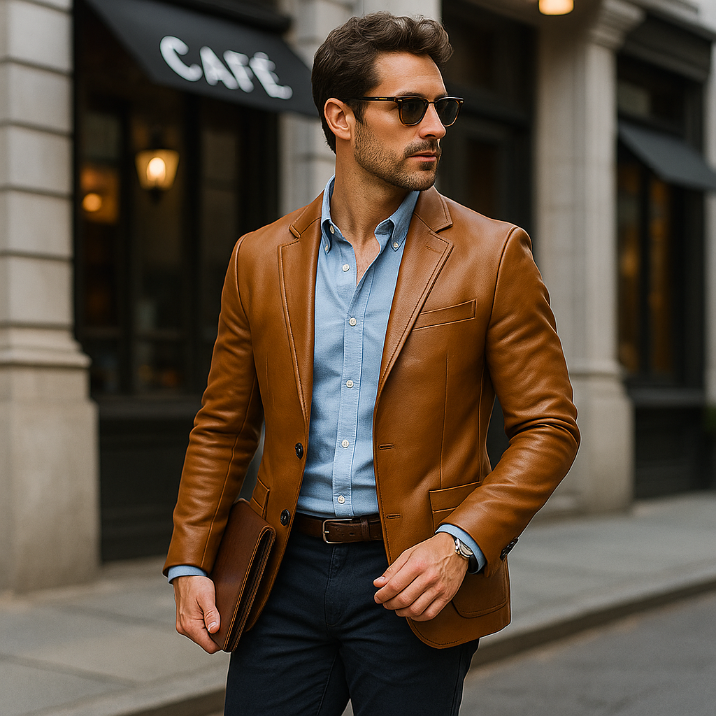 Men's Jacket – Blazer Style Smart Casual Look